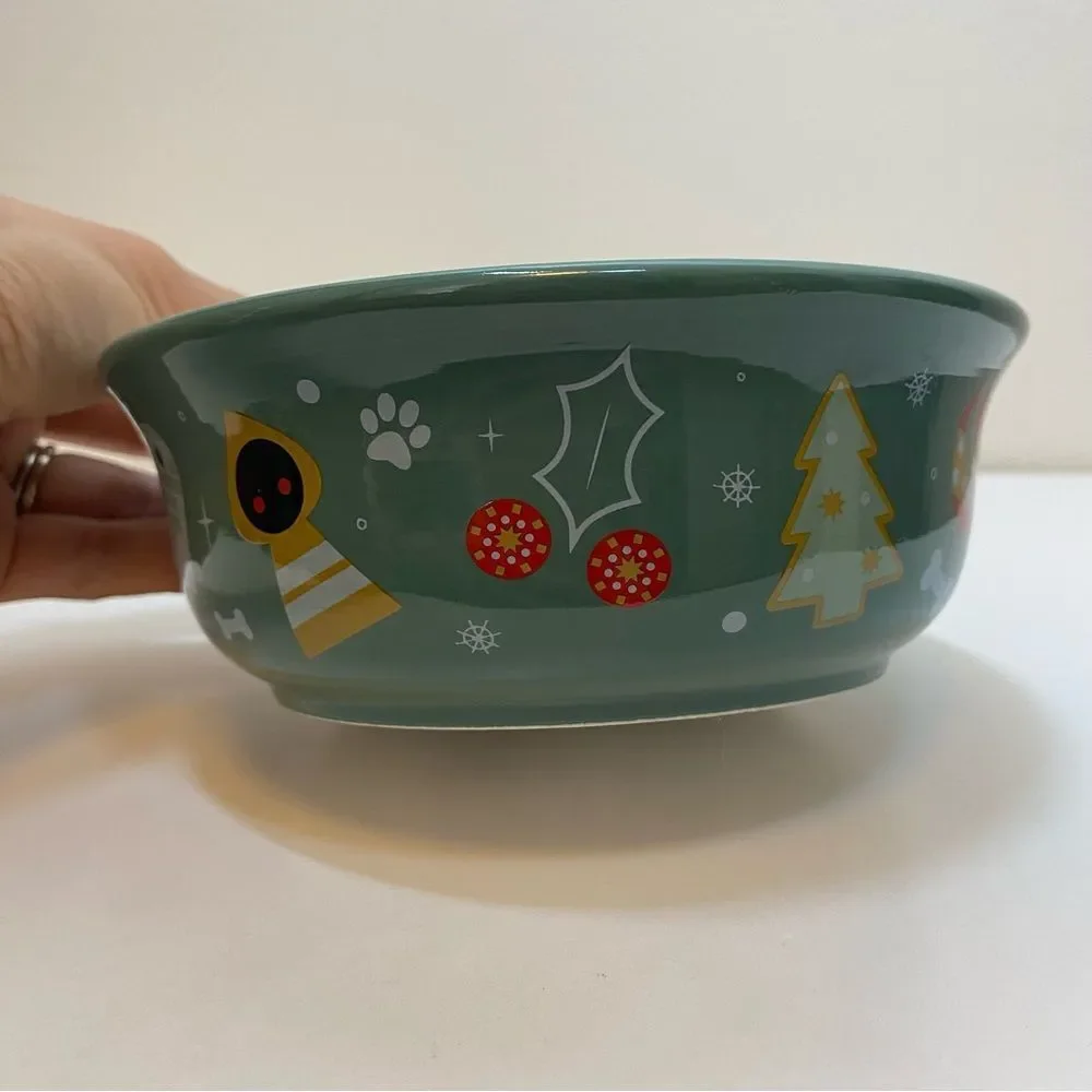 NEW Star Wars Darth Vader Merry Christmas Dog Pet Food Bowl 6”